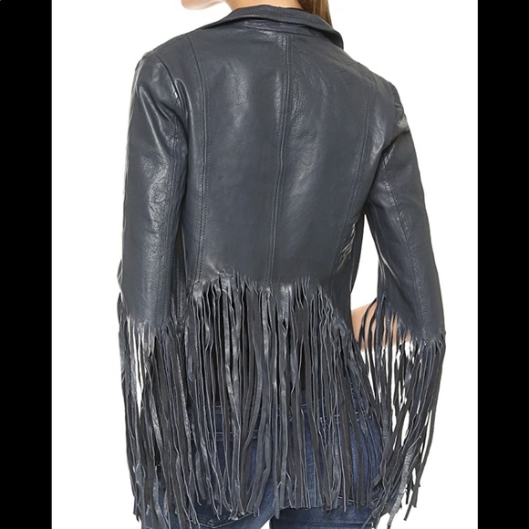 Fringe leather jacket - Picture 2 of 3